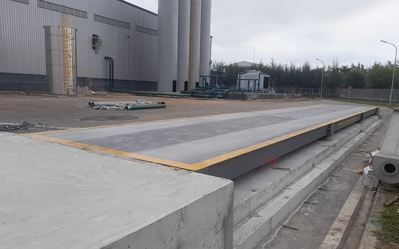 Lắp trạm cân 100 tấn (18x3m) tại Hải Phòng