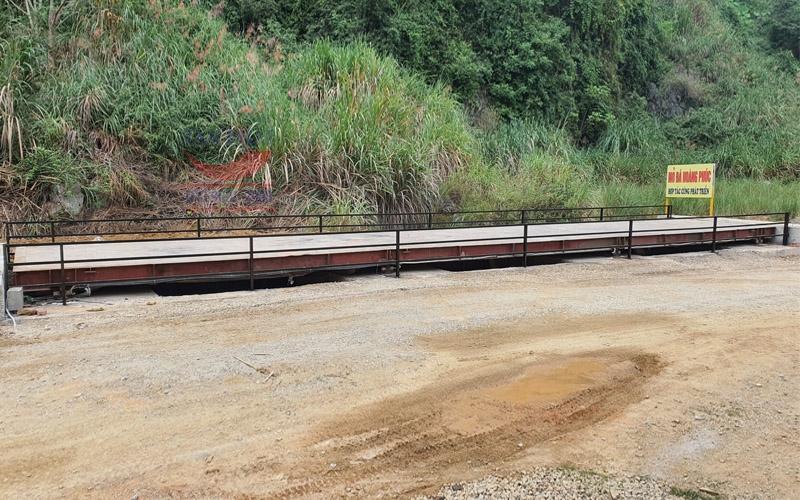 Lắp đặt trạm cân 120 tấn cho mỏ đá ở tỉnh Lạng Sơn