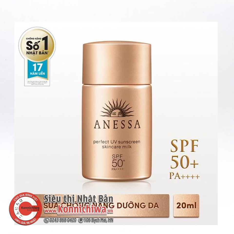 anessa perfect uv skincare milk