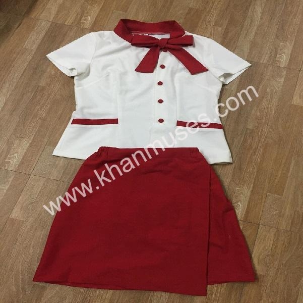 Mẫu Váy Đồng Phục Spa VDPS01  VINA UNIFORM