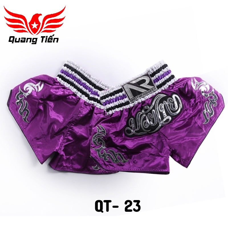 Quần Muay Thái Another Boxer Chính Hãng Muay Thai Short Chất Liệu Satin Cao Cấp | QT-023