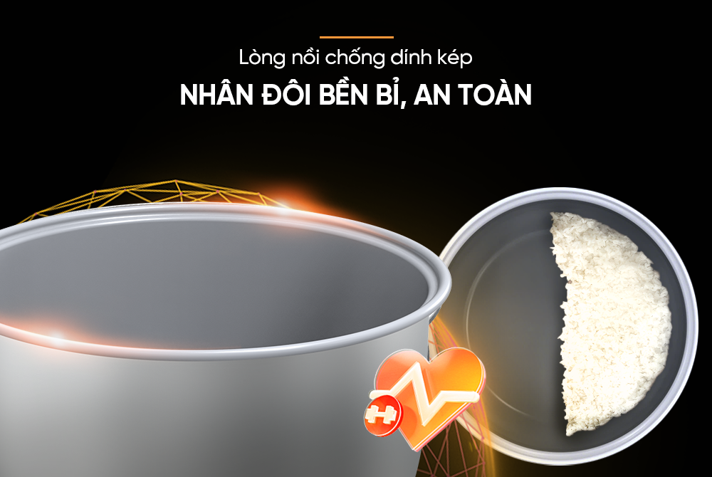 Nồi cơm điện 1.2L Sunhouse SHD8214