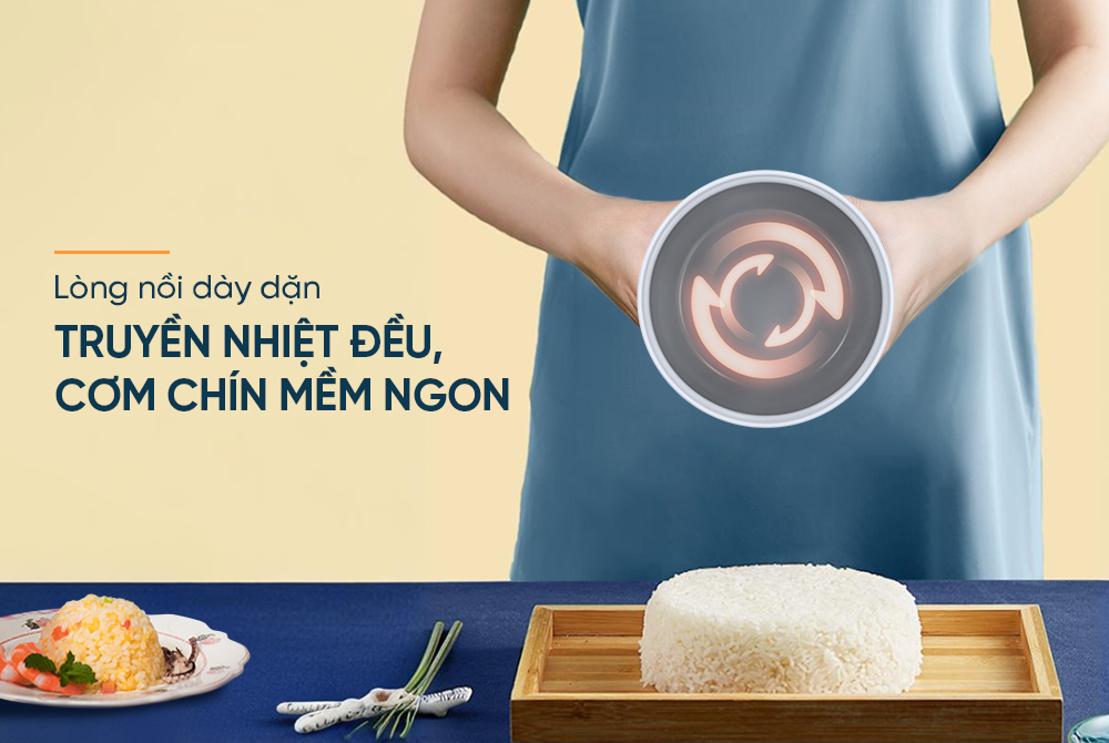 Nồi cơm điện 1.2L Sunhouse SHD8214