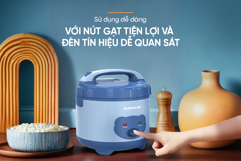 Nồi cơm điện 1.2L Sunhouse SHD8214