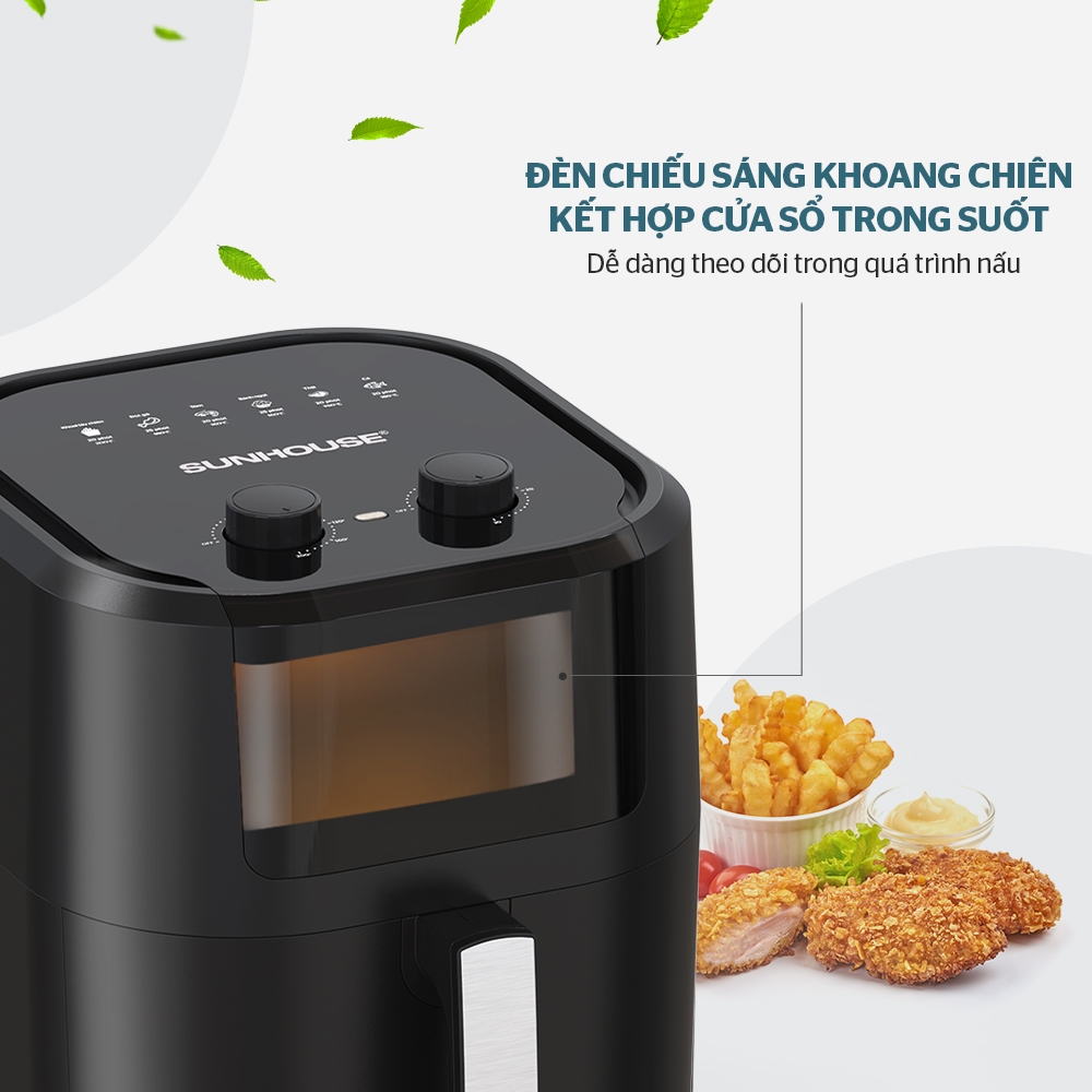 Nồi chiên không dầu 9L Sunhouse SHD4037