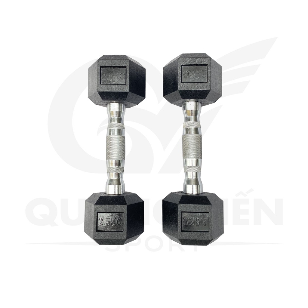 Tạ tay lục giác cao cu cao cấp QT02