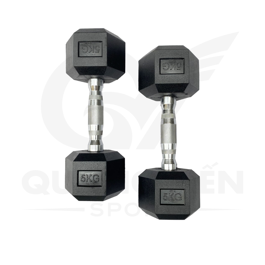 Tạ tay lục giác cao cu cao cấp QT02
