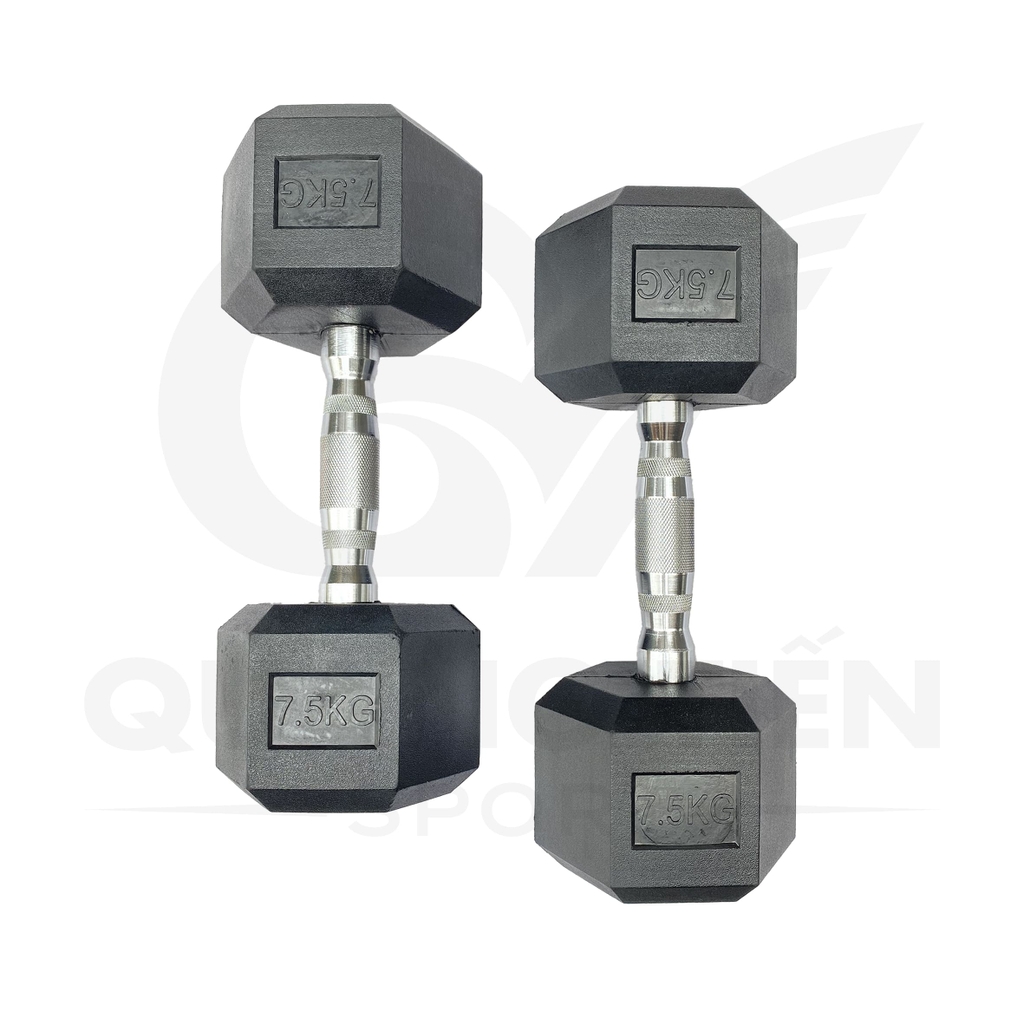 Tạ tay lục giác cao cu cao cấp QT02