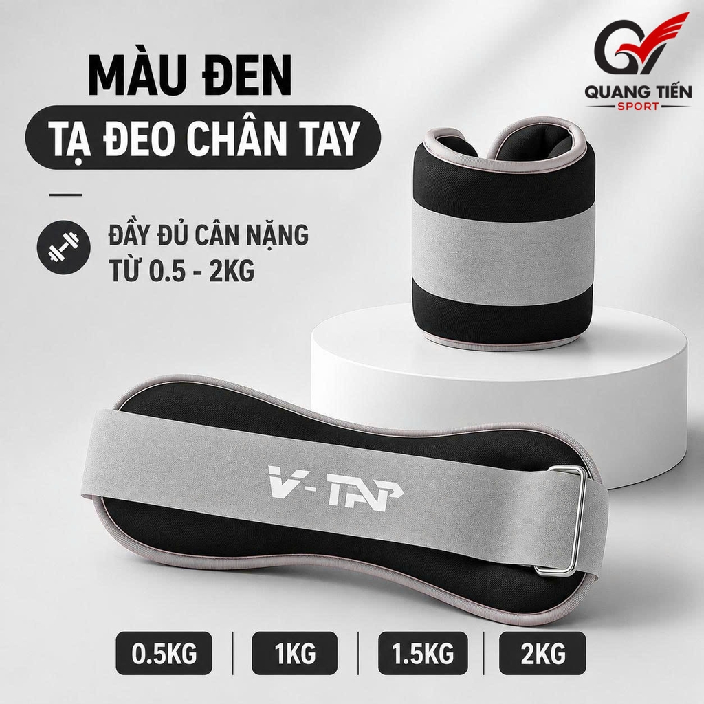 Tạ đeo chân, Dụng cụ hổ trợ đeo tay chân tập Yoga, Gym, Chạy Bộ, Tập thể dục tại nhà V-TAP (giá 1 chiếc)