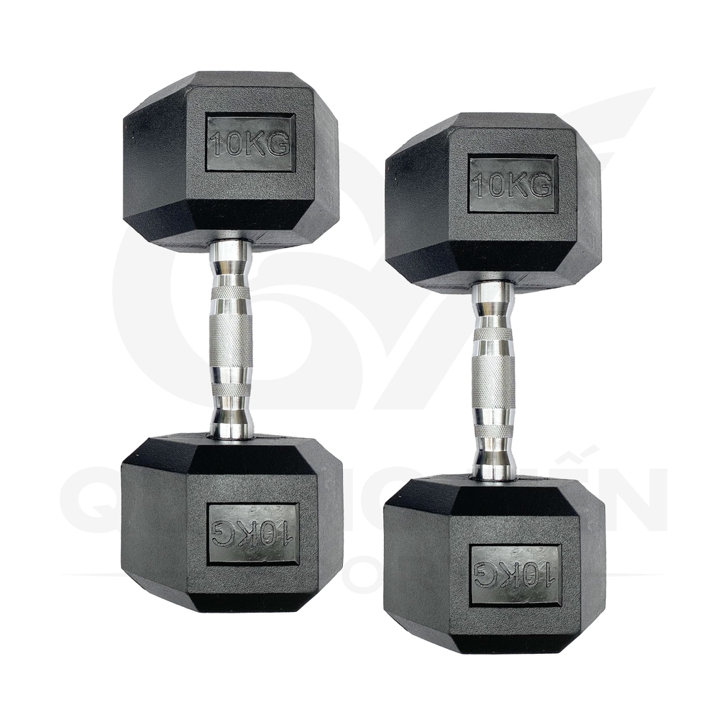 Tạ tay lục giác cao cu cao cấp QT02