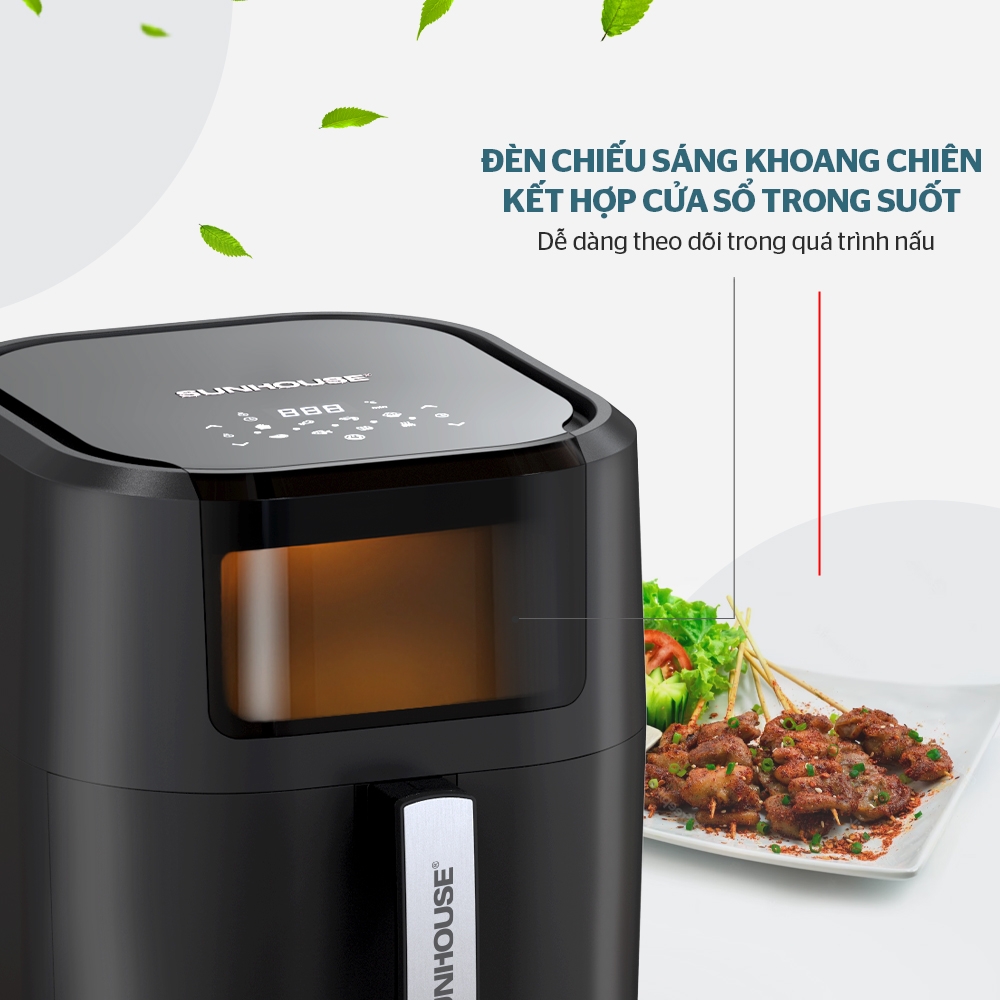 Nồi chiên không dầu 9L Sunhouse SHD4082