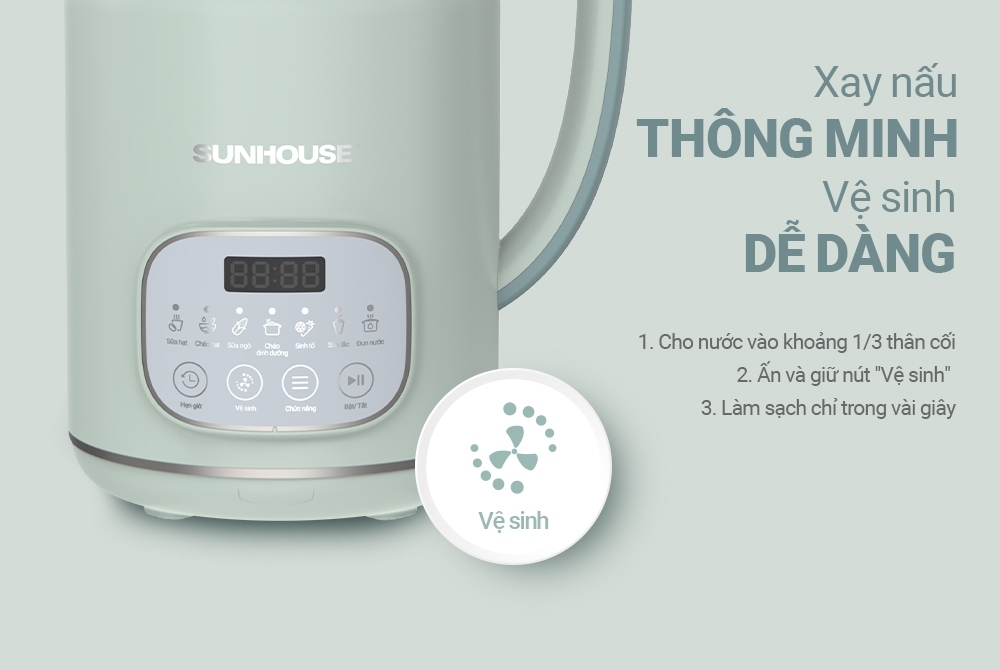 Máy làm sữa hạt đa năng Sunhouse SHD5260
