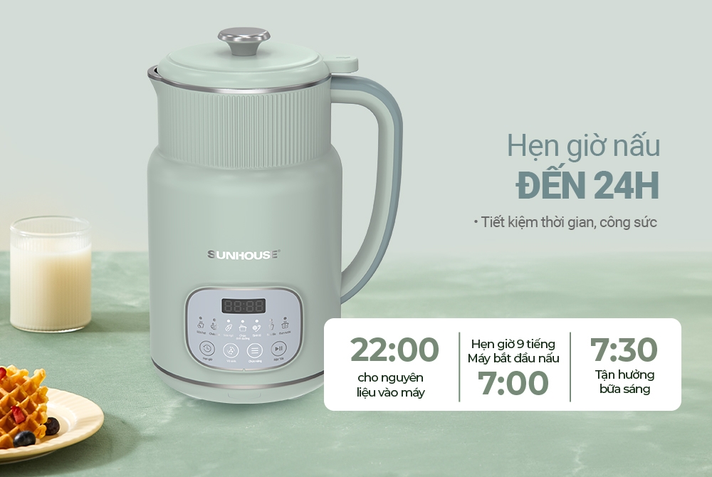 Máy làm sữa hạt đa năng Sunhouse SHD5260