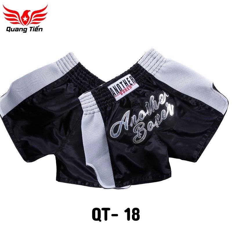 Quần Muay Thái Another Boxer Chính Hãng Muay Thai Short Chất Liệu Satin Cao Cấp | QT-018