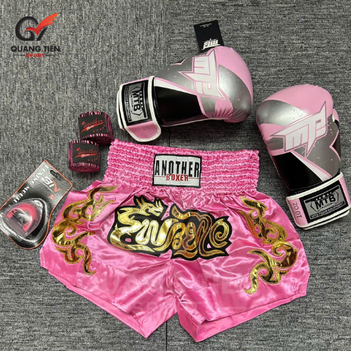 Combo Boxing/Muay Thái 4 món Cho Người Mới & Người Tập Lâu Năm - Hồng