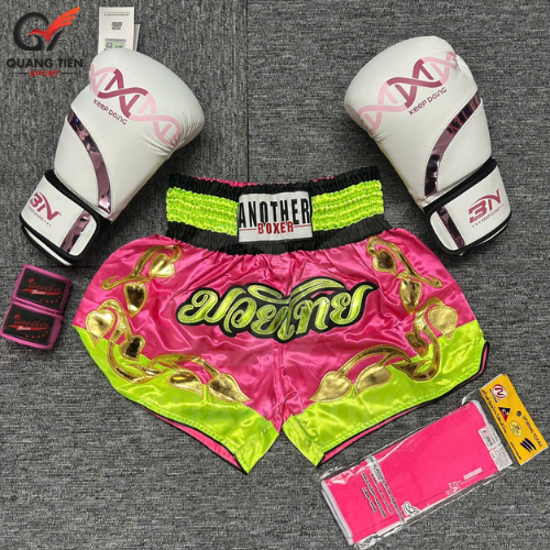 Combo Boxing/Muay Thái 4 món Cho Người Mới & Người Tập Lâu Năm - Hồng