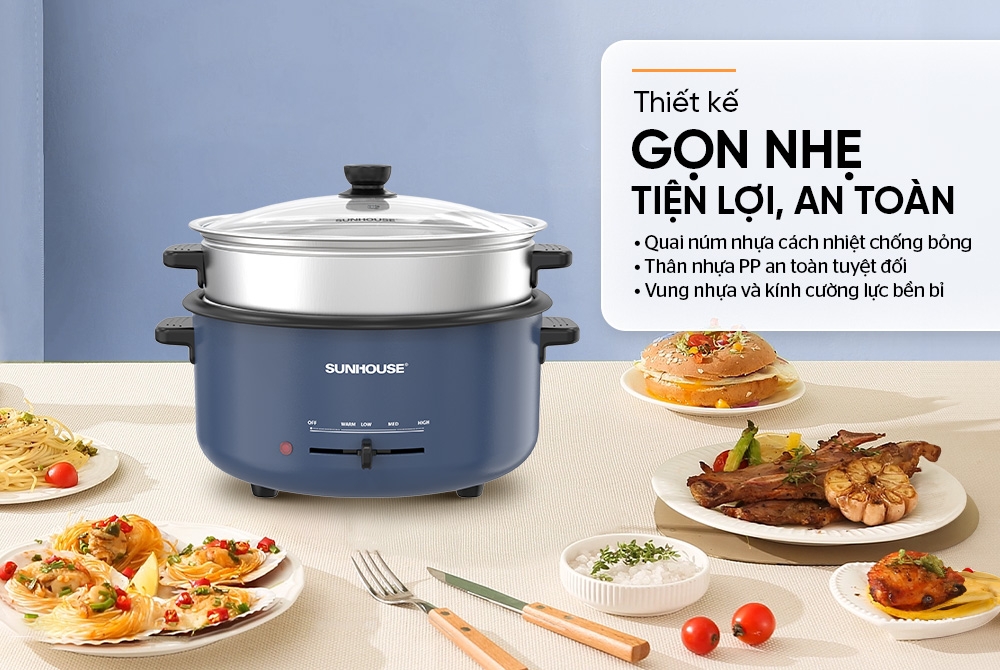 Lẩu điện 3.5L Sunhouse SHD4524