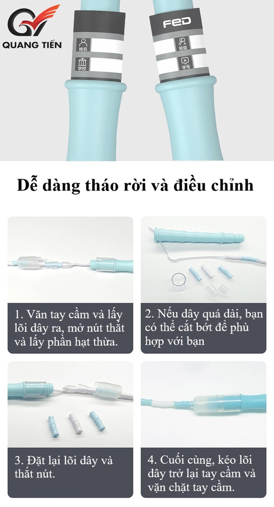 Dây Nhảy Trẻ Em, Dây Beaded Rope FED-XM0116