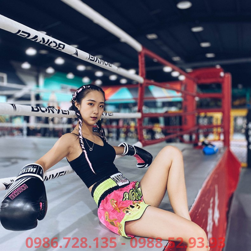 Quần Muay Thái Another Boxer Chính Hãng Muay Thai Short Chất Liệu Satin Cao Cấp | QT-012