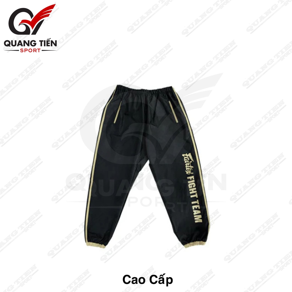 Quần Áo Ép Cân FAIRTEX VS4 VINYL SWEATSUIT cao cấp chính hãng ( màu ghi sữa )