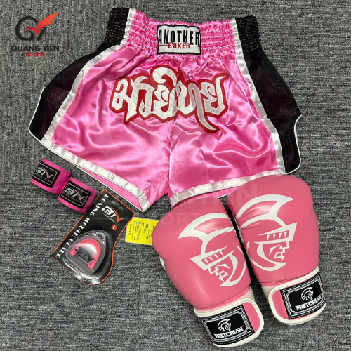 Combo Boxing/Muay Thái 4 món Cho Người Mới & Người Tập Lâu Năm - Hồng