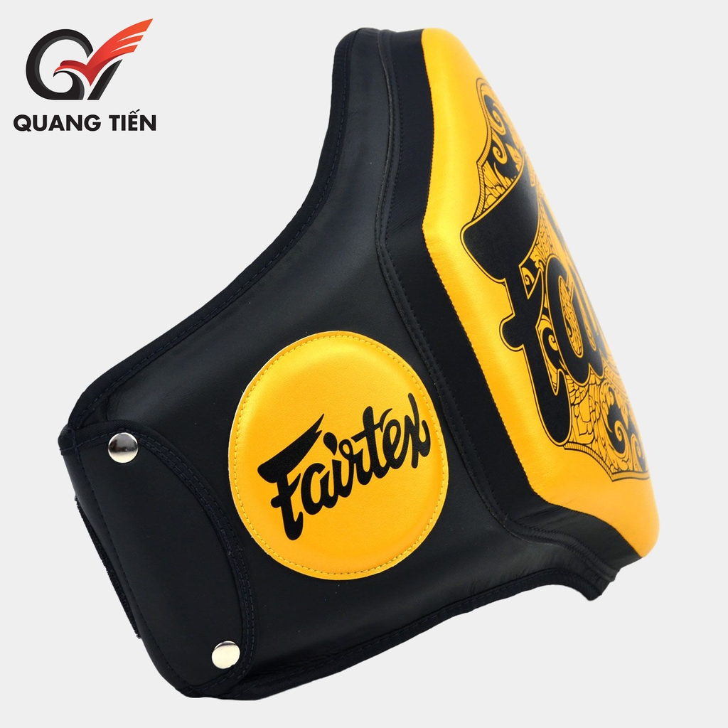Đích Bụng Fairtex Microfiber Belly Pad cao cấp chính hãng ( đen vàng )