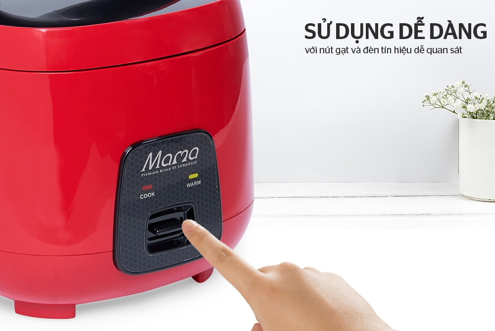 Nồi cơm điện 1.8L Sunhouse Mama SHD8652R