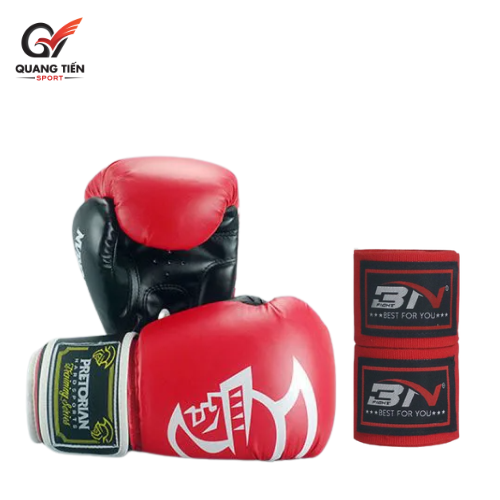 Combo Găng Boxing Pretorian + Băng Đa BN Chính Hãng