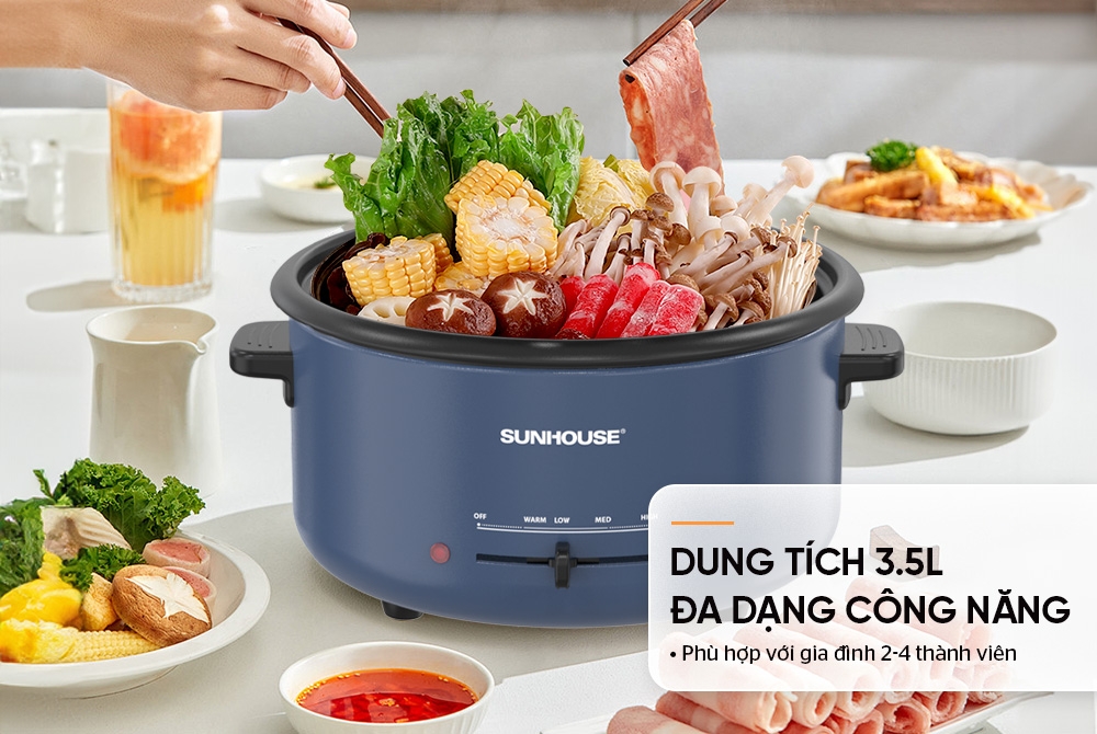 Lẩu điện 3.5L Sunhouse SHD4524