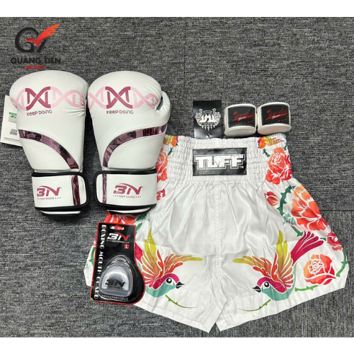 COMBO TẬP BOXING CƠ BẢN TẬP BOXING/MUAY THAI - TRẮNG