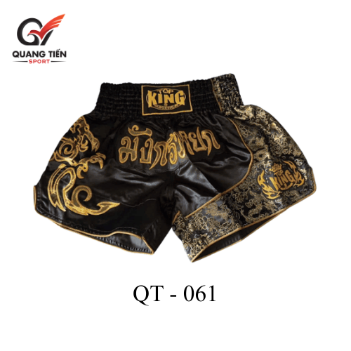 Quần Muay Thái Short Thêu Họa Tiết Thời Trang Cho Nam Và Nữ