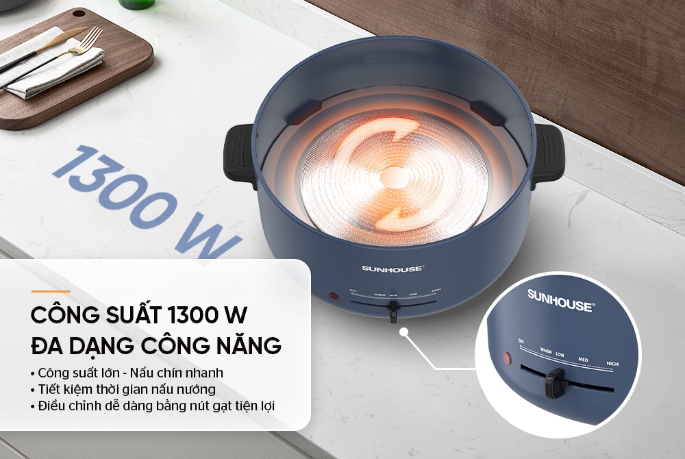 Lẩu điện 3.5L Sunhouse SHD4524