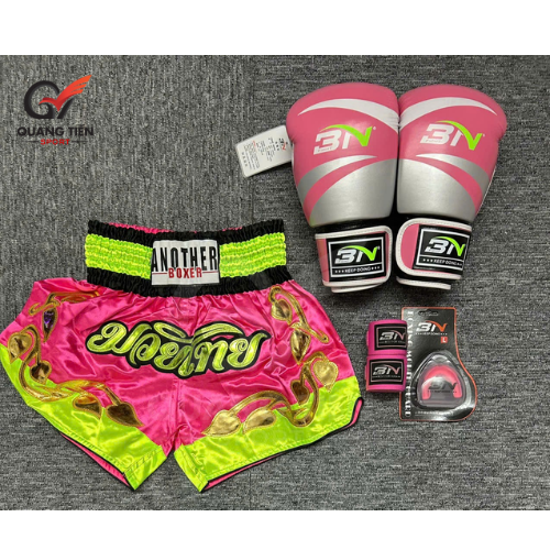 Combo Boxing/Muay Thái 4 món Cho Người Mới & Người Tập Lâu Năm - Hồng