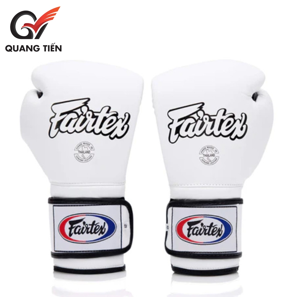 Găng Tay Boxing Fairtex BGV9 Mexican Style - HEAVY HITTER - Trắng Đen