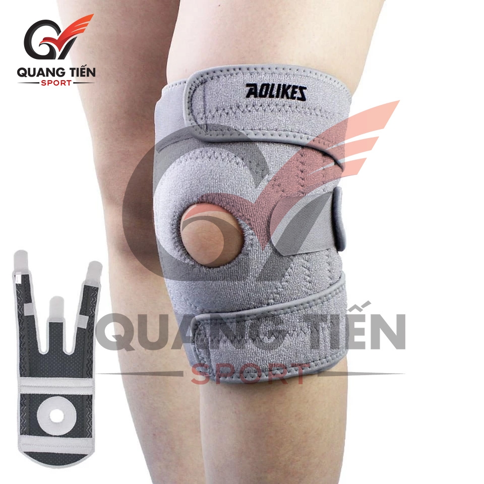 Đai quấn bảo vệ đầu gối thể thao AOLIKES - 7912