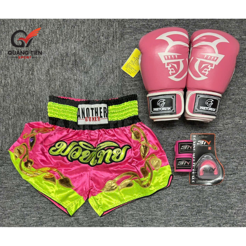 Combo Boxing/Muay Thái 4 món Cho Người Mới & Người Tập Lâu Năm - Hồng