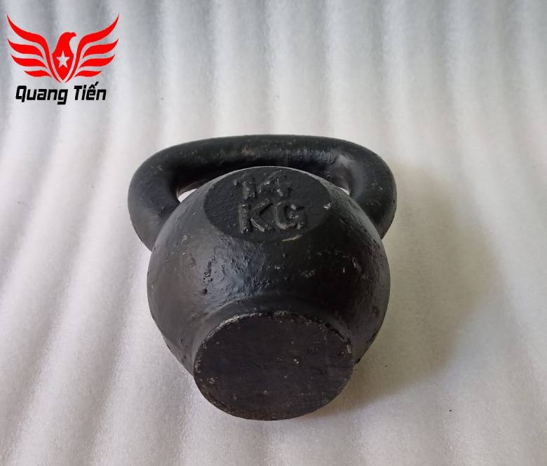 Tạ bình vôi, tạ ấm 4 kg (tạ quai xách) gang đúc liền khối siêu đẹp 2021