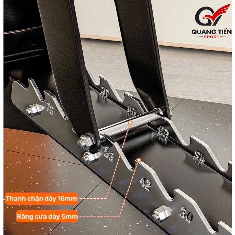 Ghế Tập Gym Đa Năng V-TAP ZTS04, Ghế Tập Tạ Chịu Lực 300kg Hộp Thép Dày 2mm (Bảo Hành 24 Tháng)