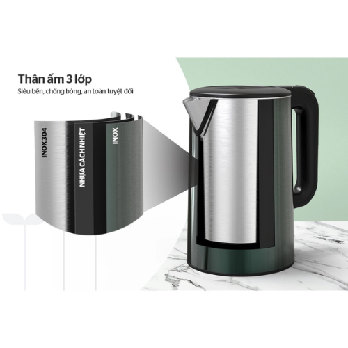 Ấm siêu tốc 3 lớp 1.8L Sunhouse Mama SHD1389