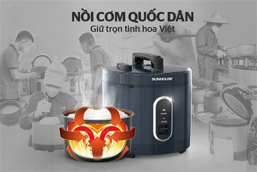 Nồi cơm điện 3L Sunhouse SHD8309