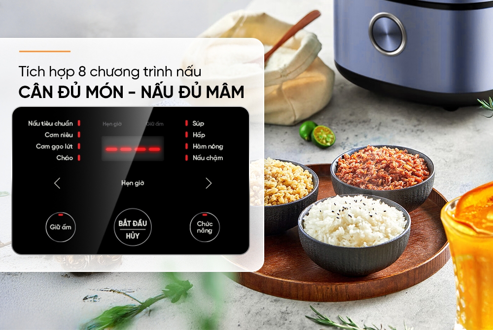 Nồi cơm điện tử 1.8L Sunhouse SHD8916