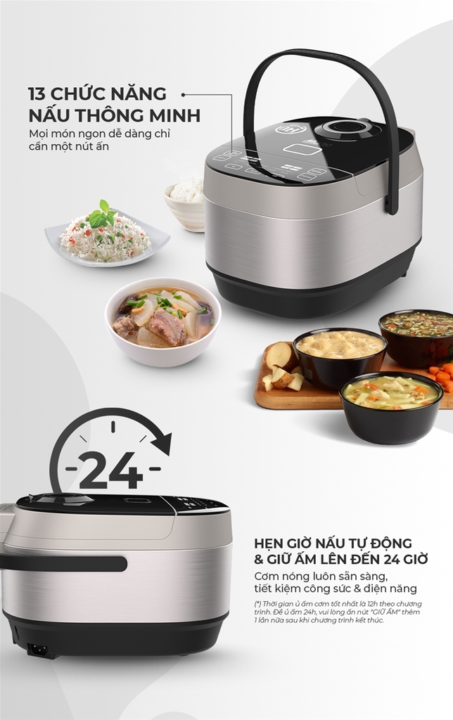 Nồi cơm điện cao tần 1.8L Sunhouse Mama SHD8959