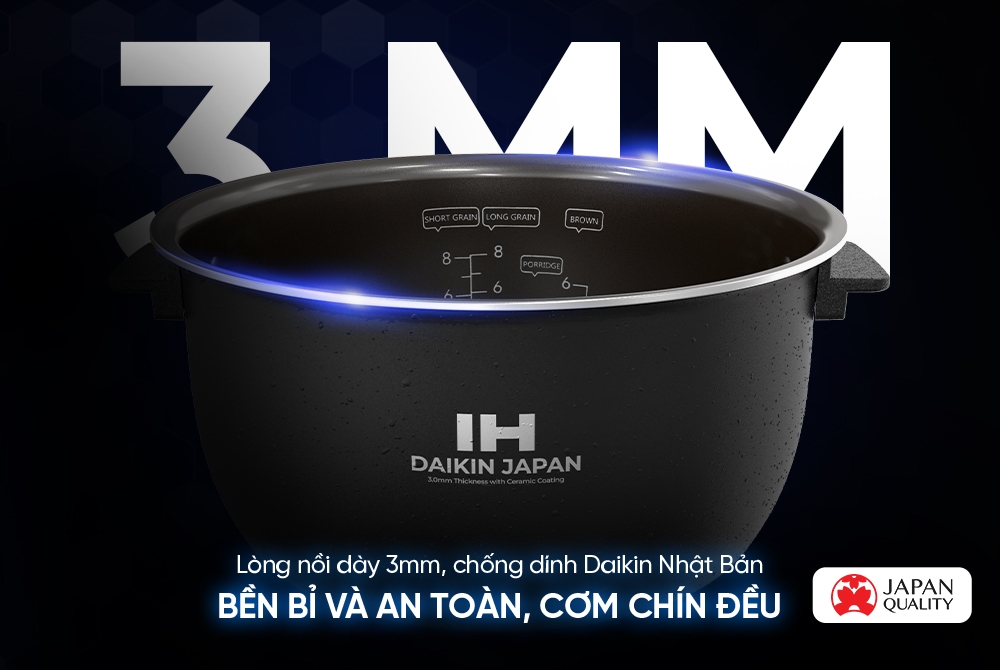 Nồi cơm điện cao tần 1.5L Sunhouse Mama SHD8858