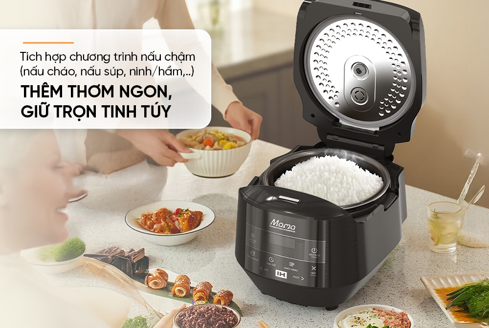 Nồi cơm điện cao tần 1.5L Sunhouse Mama SHD8858