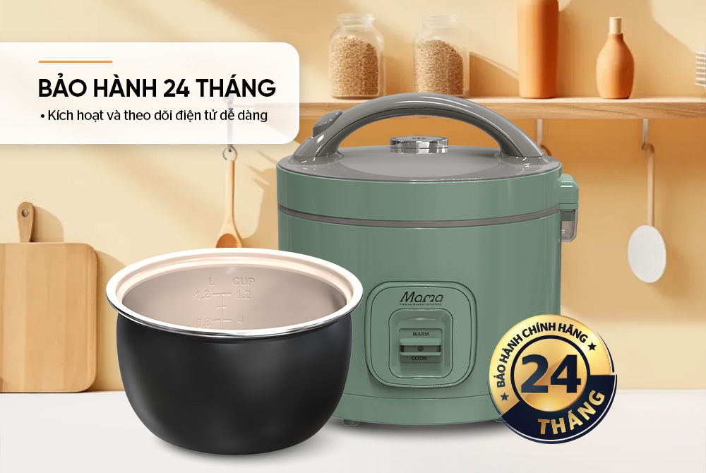 Nồi cơm điện 1.2L Sunhouse Mama SHD8266G