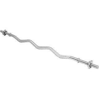 Đòn tạ đặc chữ Z , đòn tạ hình Sin (zic zắc ) thép mạ sắt xi 1,2m nặng 5kg QT-300