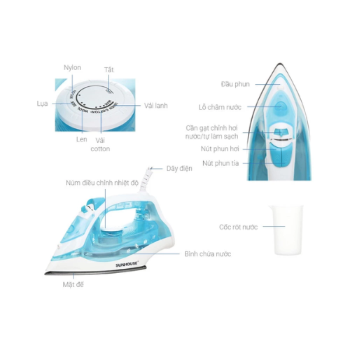 Bàn là hơi Sunhouse SHD2065