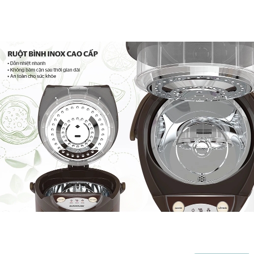 Bình thủy điện 3.5L Sunhouse SHD1535C cafe