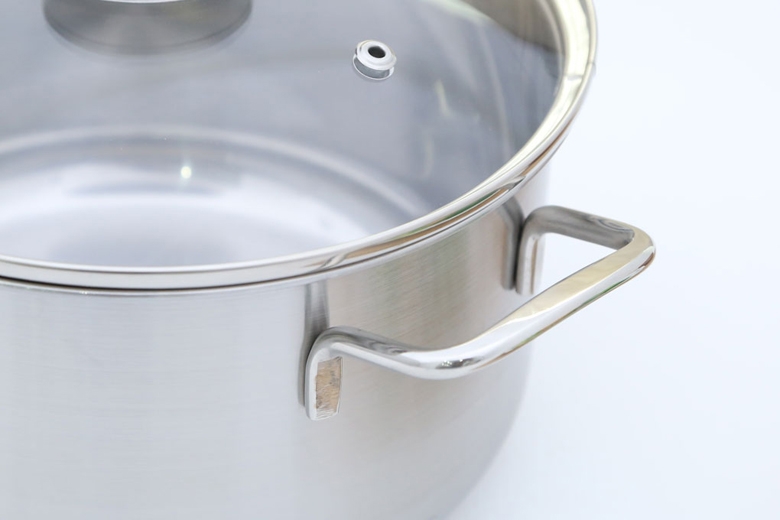 Bộ 3 nồi inox 430 3 đáy malai Fivestar (Nắp kính)