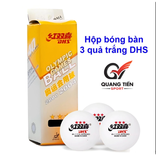 Quả bóng bàn 3 sao DHS - Hộp 3 quả